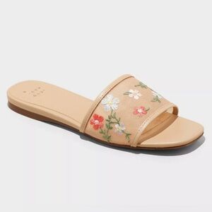 Women's Elain Slide Sandals with Memory Foam insole - A New Day™ 8.5